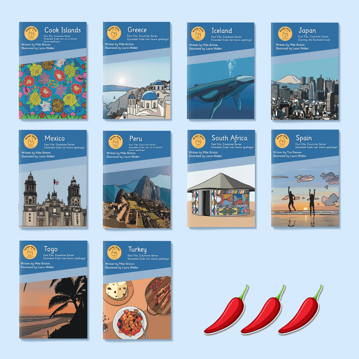All books in the Extended Code Fact File: Countries Series.