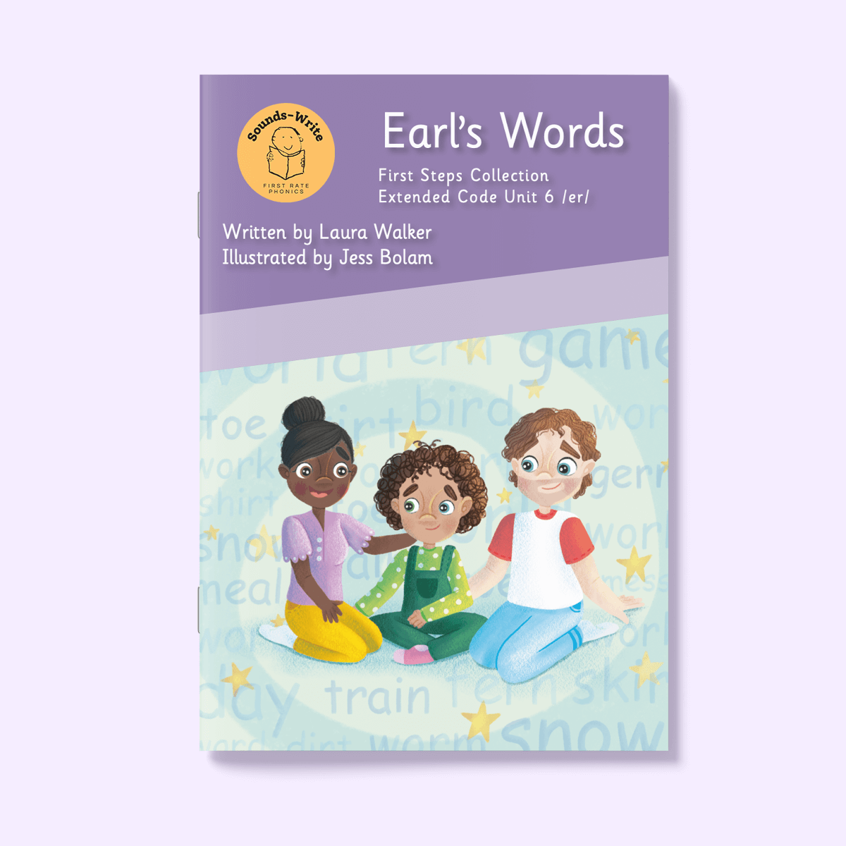 Book cover for 'Earl's Words' First Steps Collection Extended Code Unit 6 /er/.