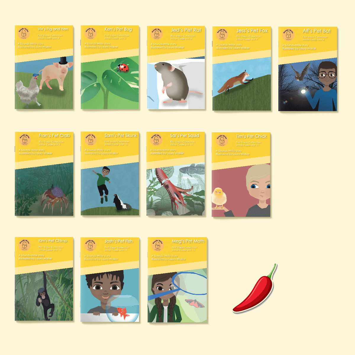 All books in the Initial Code First Steps Collection. USA Versions.