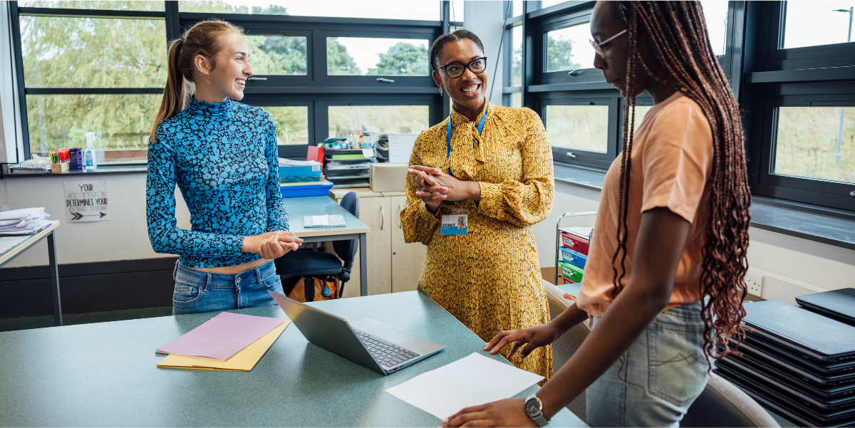 Teachers talking