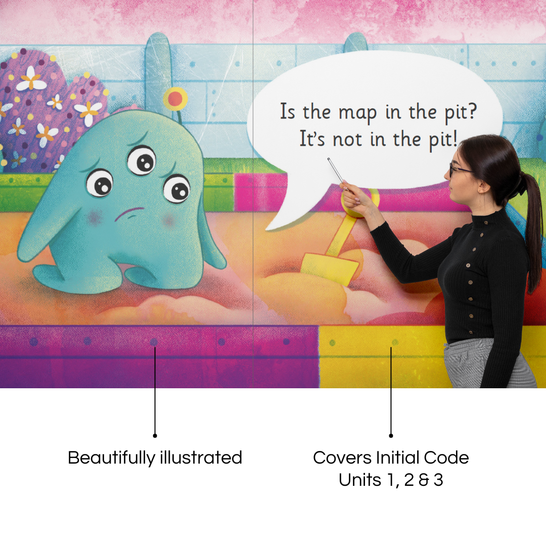 Beautifully illustrated Covers Initial Code Units 1, 2 & 3