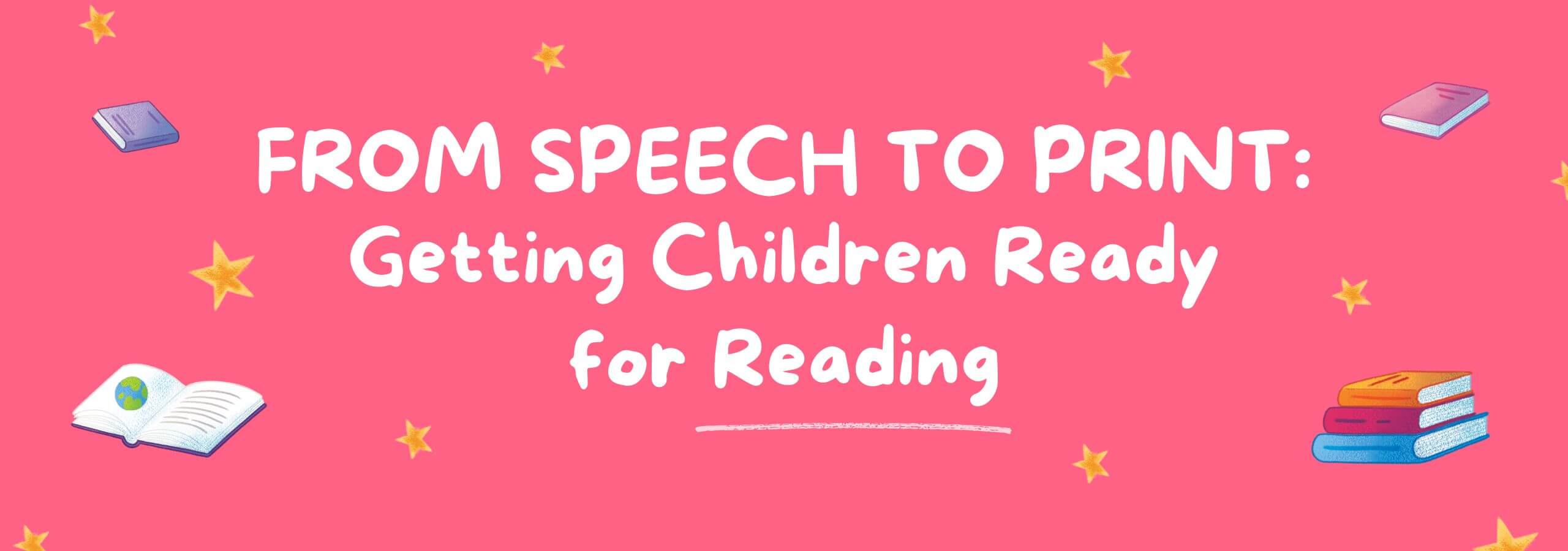 Speech to print free early years training