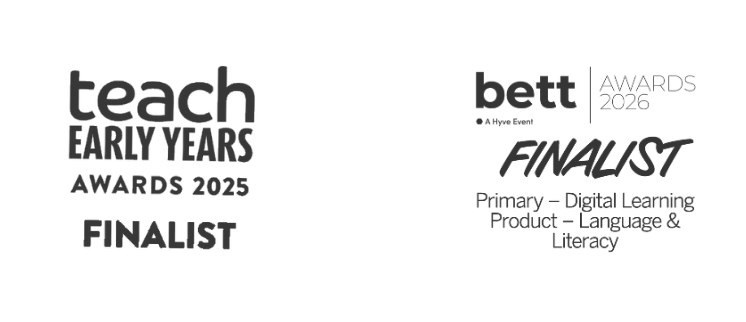 Teach Early Years Awards 2025 Finalist. Bett awards 2025 Finalist
